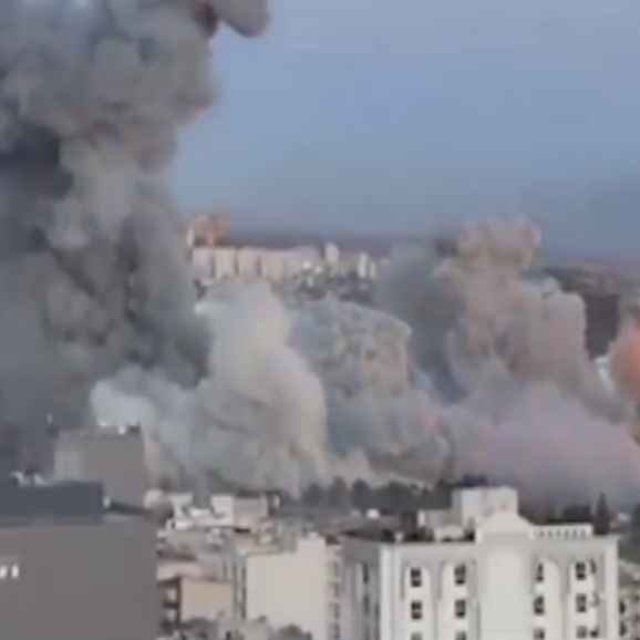 Explosions in Teheran (Image: ABC screenshot)