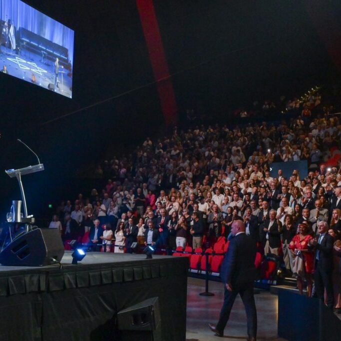 Israeli President Isaac Herzog at a community event in Sydney (Image: Ma'ayan Toaf/ GPO)