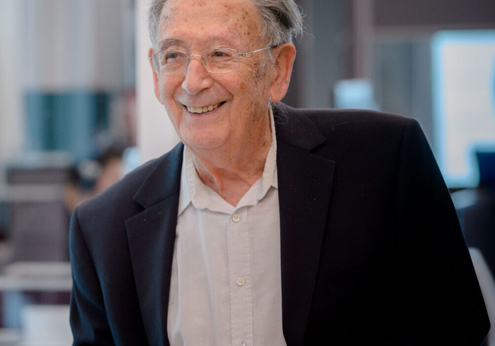 “Don’t cry – smile a little. It’s best to smile, even to laugh, as long as you still can” – the final message of renowned Holocaust historian Prof Yehuda Bauer (Image: Wikimedia Commons)