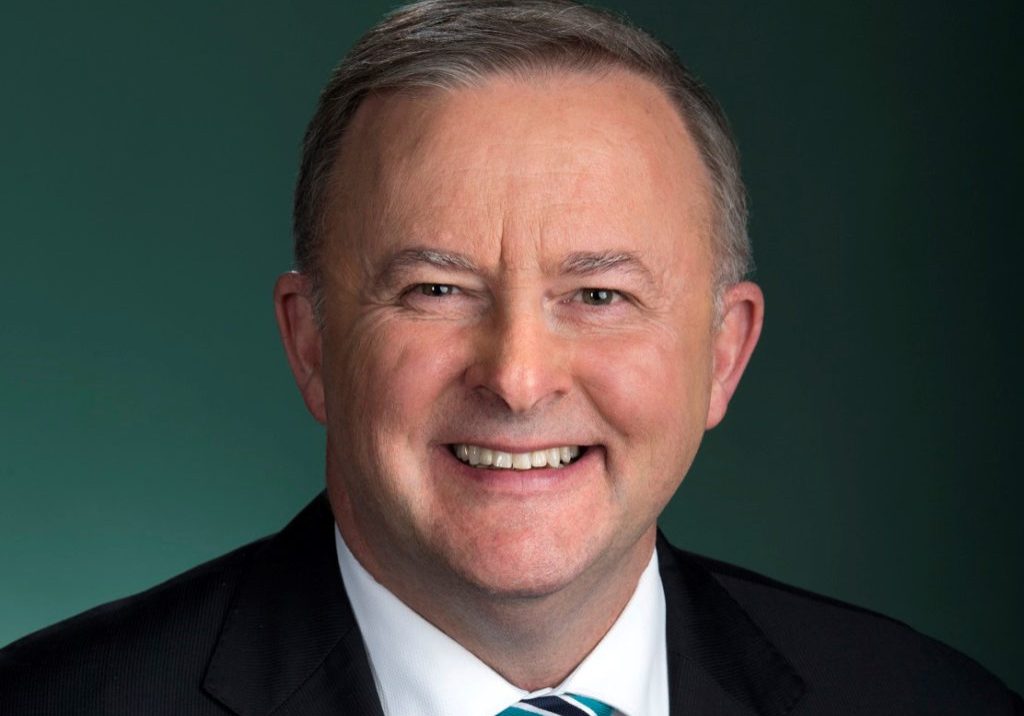 Hon Anthony Albanese, MP Federal Member for Grayndler, New South Wales, Australian Labor Party. Official Portrait. 31 July 2019. Parliament House Canberra. Image David Foote-AUSPIC/DPS.
