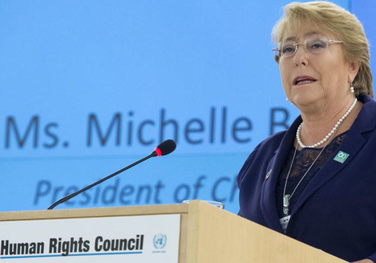 UN High Commissioner for Human Rights Michelle Bachelet released the "blacklist" of businesses operating in the West Bank.