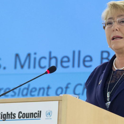 UN High Commissioner for Human Rights Michelle Bachelet released the "blacklist" of businesses operating in the West Bank.