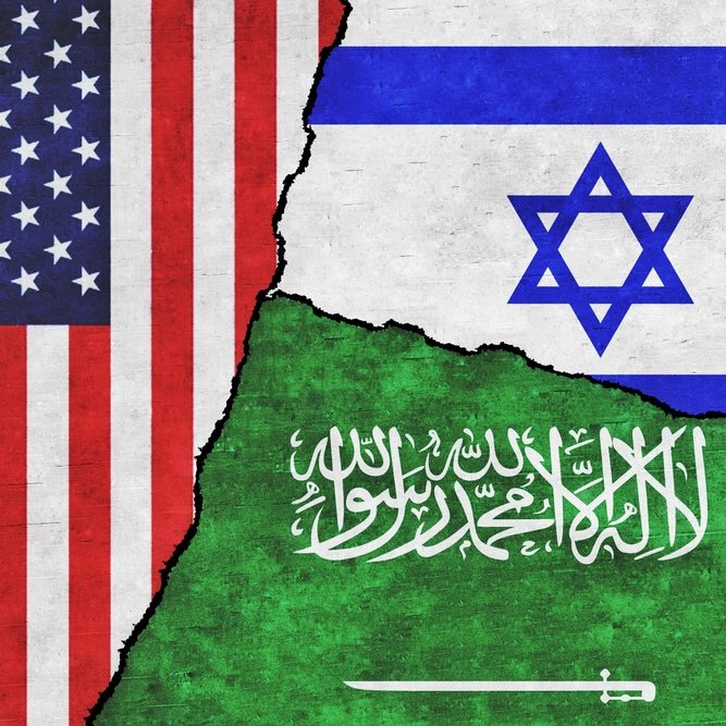 Reports are suggesting a US-Saudi agreement has been reached on the broad outlines of a package that would see Riyadh normalise its relations with Israel, perhaps early next year - though other reports dispute this. (Image: Shutterstock, OnePixelStudio)