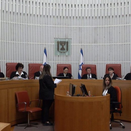 Israel's Supreme Court sitting earlier this month. Plans for judicial reforms that would limit the power of the Court have stirred intense debate in Israel. (Image: Eddie Gerald / Alamy Stock Photo)