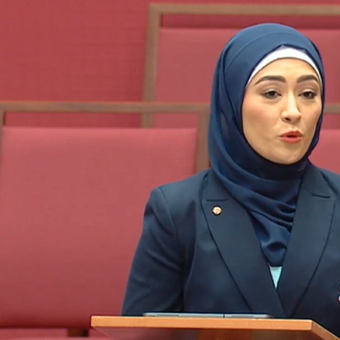 Former ALP Senator turned independent Fatima Payman (Image: X)