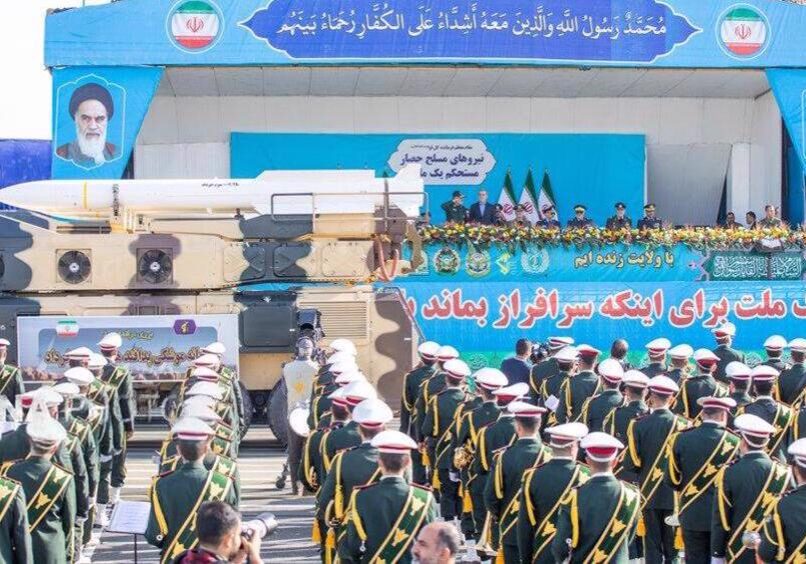 Military parade in Teheran (Image: Press TV)