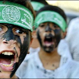 H is for hate. H is for Hamas