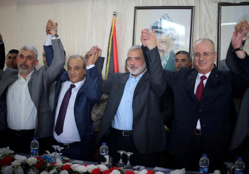 Hamas and Fatah leaders: A show of unity, but a deep and bitter divide continues