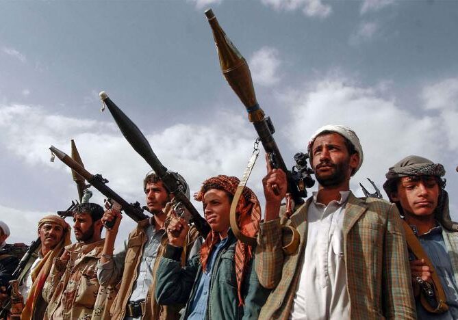 Houthi rebels (Screenshot)