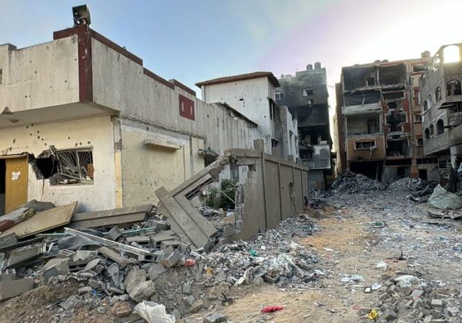 Damaged section of Kamal Adwan Hospital (image: World Health Organisation)