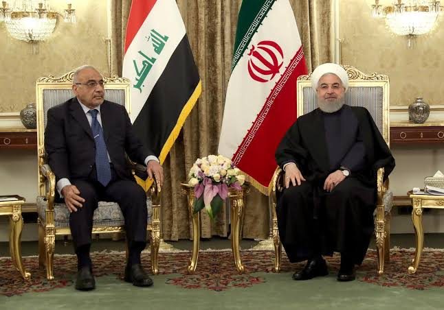 Iraqi PM Adel Abdul-Mahdi (left) has a “special relationship” with Iran, documents suggest