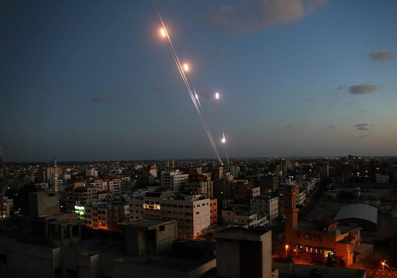 Ceasefire talks gave way to a major rocket barrage from Gaza on Aug. 8