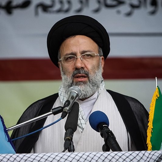 Iranian President Ebrahim Raisi (credit: Hossein Razaqnejad)