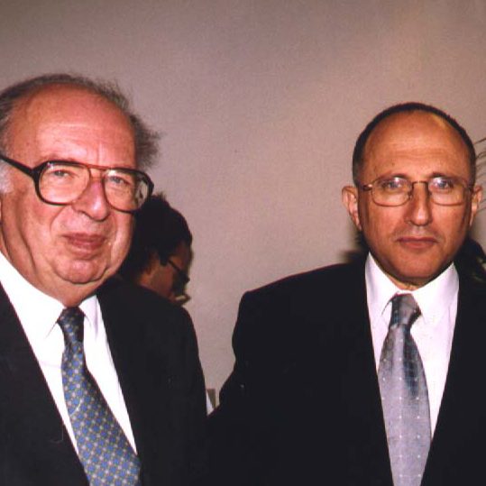 Ambassador Richard Schifter with Dr Colin Rubenstein in 2002