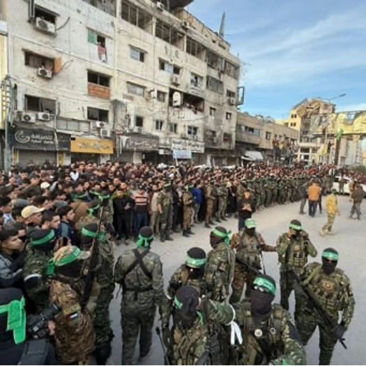 Hamas' show of force in Gaza (Screenshot)