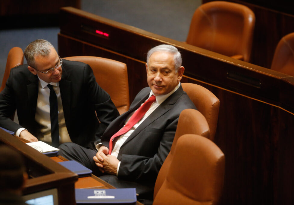 Israeli Justice Minister Yariv Levin, with PM Netanyahu: Both boycotted Justice Amit’s swearing-in ceremony and have vowed not to work with him (Image: Shutterstock)