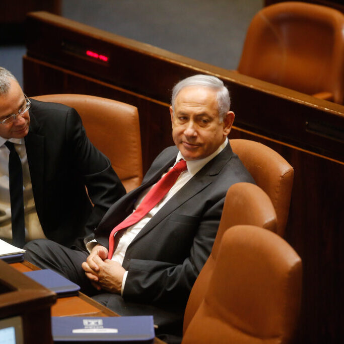 Israeli Justice Minister Yariv Levin, with PM Netanyahu: Both boycotted Justice Amit’s swearing-in ceremony and have vowed not to work with him (Image: Shutterstock)