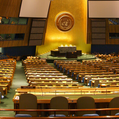 UN General Assembly chamber (Photo: Steve Estvanik, Shutterstock)