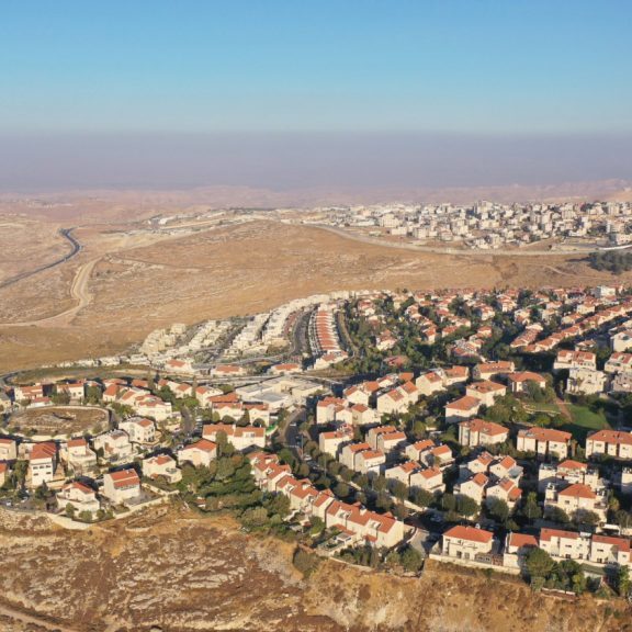 An Israeli settlement in the West Bank – Canberra witnessed some sharp disagreements over claims such communites are “illegal” and built on “occupied Palestinian territory” (Image: Shutterstock)