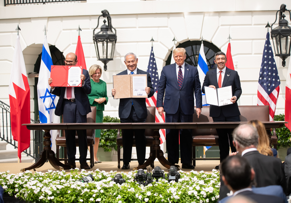 Transformative: The Abraham Accords signing ceremony at the White House on Sept. 15, 2020 (Image: Shutterstock)