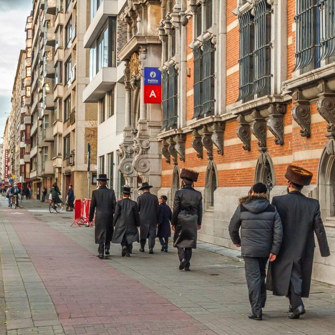 Orthodox Jews in Antwerp, Belgium (Credit: Shutterstock)