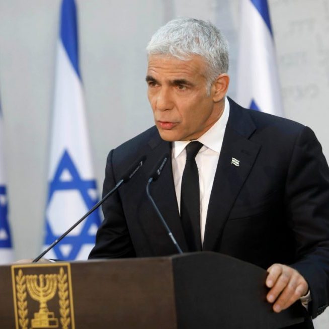 Yair Lapid: TV journalist-turned-politician, now likely to become interim PM (Image: Shutterstock)
