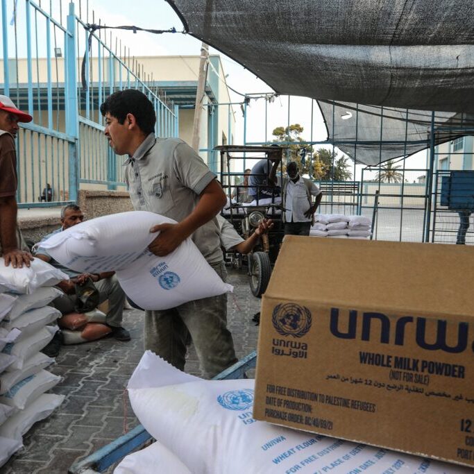 UNRWA is portrayed as the “backbone” of Gaza aid efforts, but actually supplied only 13% of aid there over recent months (Image: Anas Mohammed/ Shutterstock)