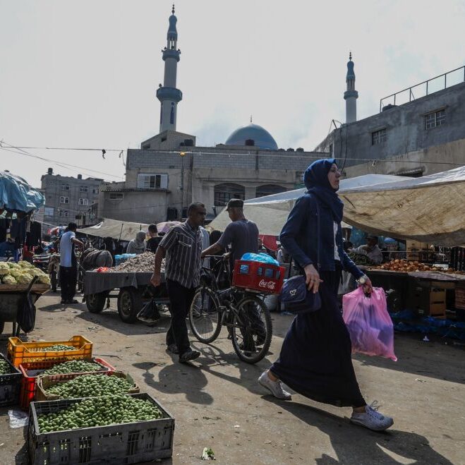 In September, a majority of Gaza respondents, 54%, said they prefer a two-state solution based on the 1967 borders – a huge rise over the 34% 12 months earlier (Image: Shutterstock)