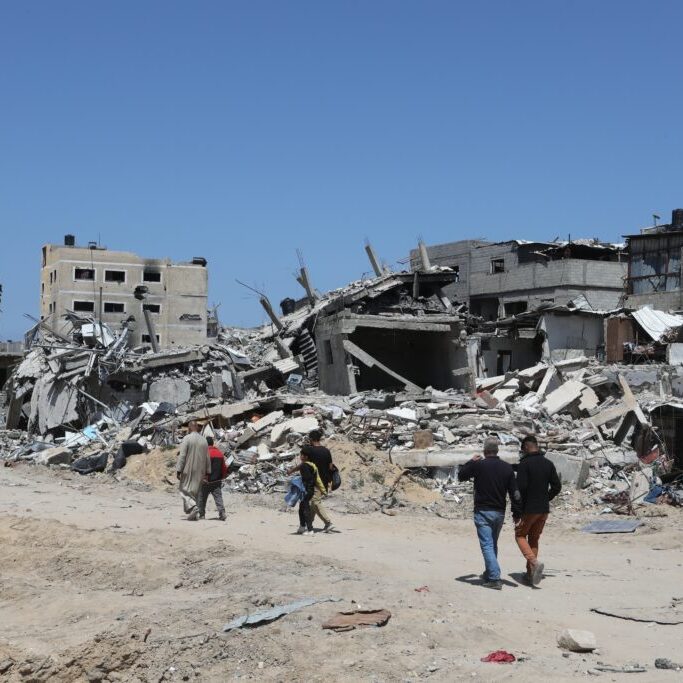 The,Massive,Destruction,Caused,By,Israeli,Bombardment,,Palestinians,Returning,To Gaza, 2025 (Image: Anas Mohammed/ Shutterstock)