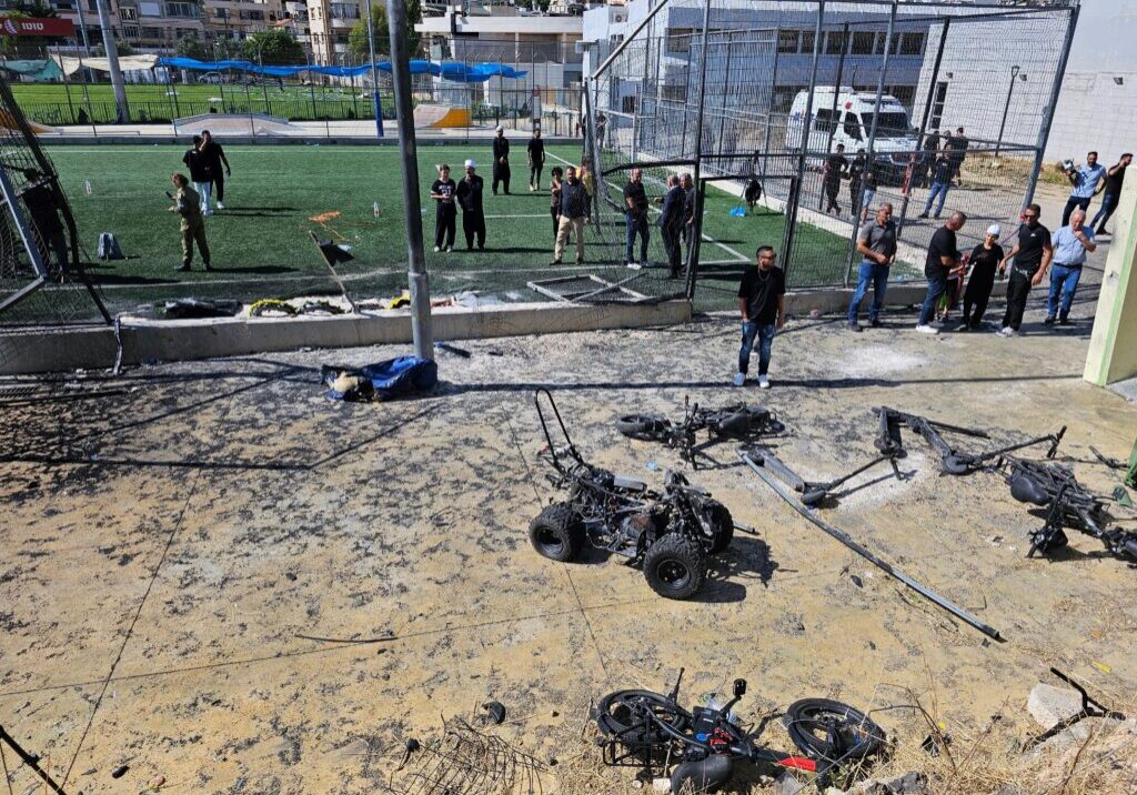 Majdal Shams, where a Hezbollah rocket killed 12 children on a soccer pitch (Image: Shutterstock)