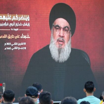 Nasrallah’s speeches show he was not only a terrrorist leader but an explicitly antisemitic one (Image: Mohammad Kassir/ Shutterstock)