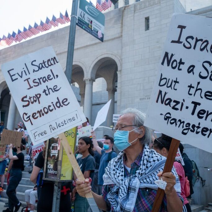 The raw anti-Israel hate on Western streets is a symptom of a deeper social malaise, writes Murray (Image: Shutterstock)