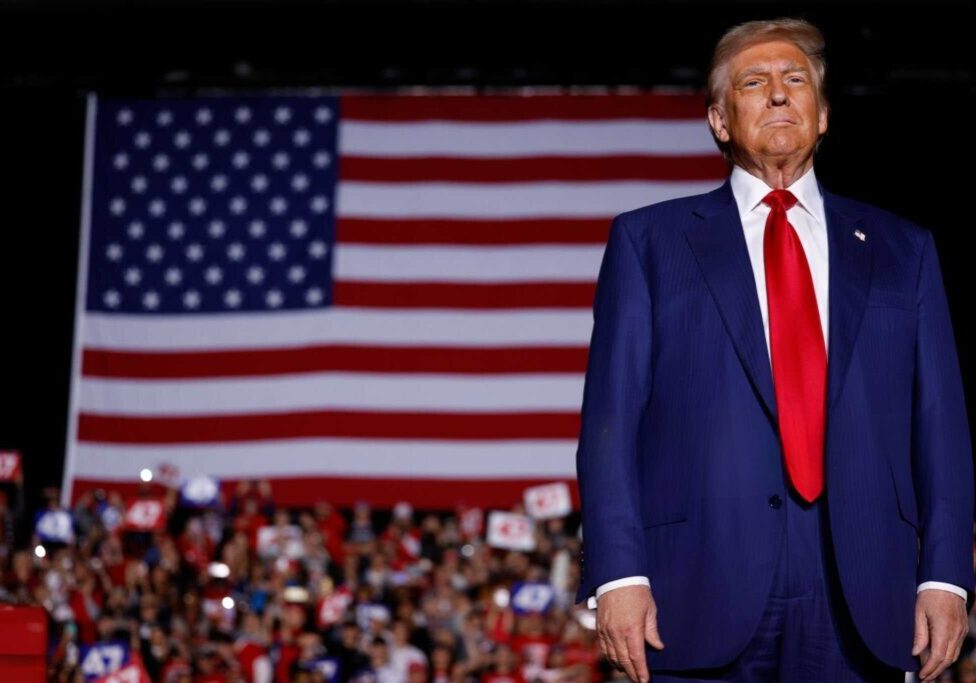 President-elect Donald Trump during a campaign rally in Michigan, October 2024 (Image: Anna Moneymaker/ Shutterstock)