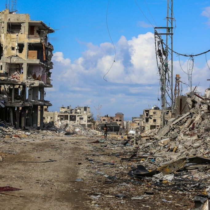 Gaza today is a “demolition site”, President Trump has argued (Image: Shutterstock)