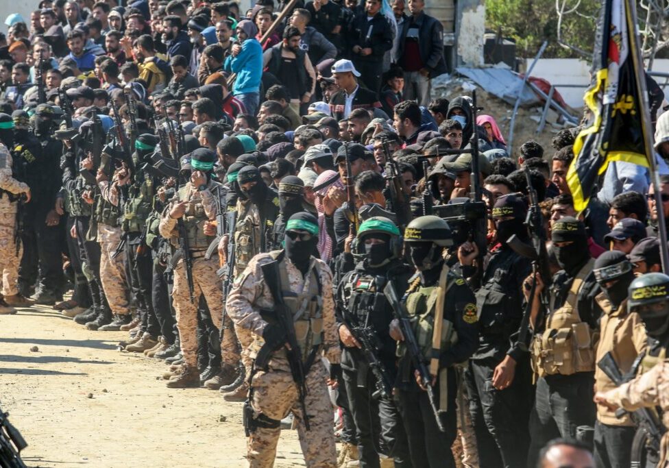 Hamas fighters in Gaza (Image: Anas Mohammed/ Shutterstock)
