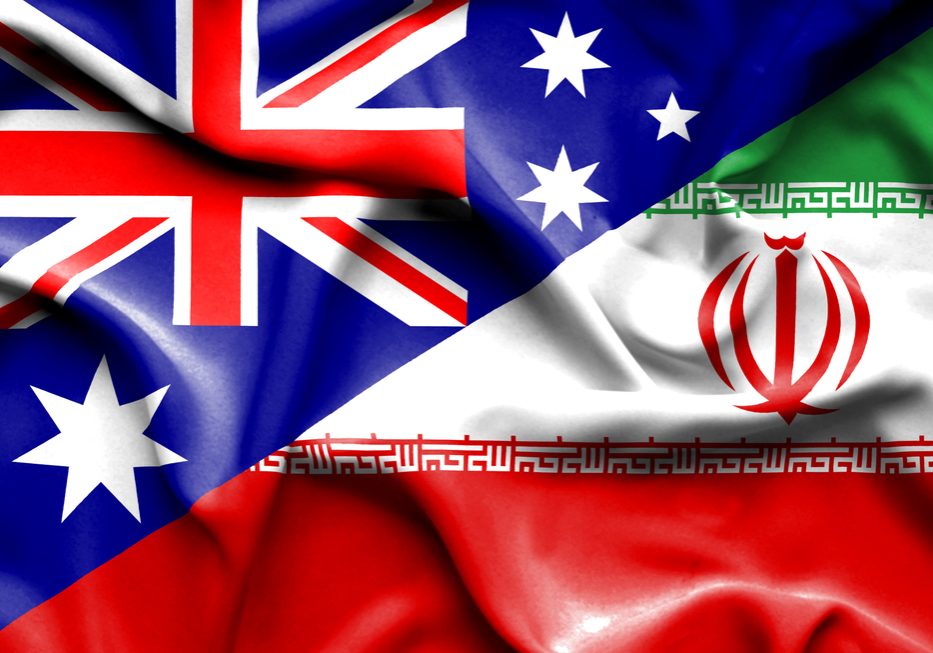 Waving,Flag,Of,Iran,And,Australia