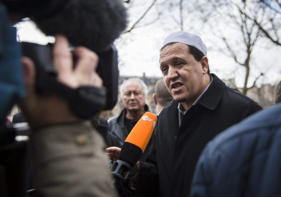 Hassen Chalghoumi at a commemoration of the “Charlie Hebdo” terrorist attacks (Image: Shutterstock)