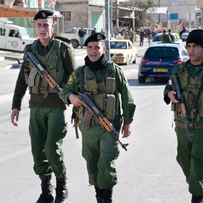 Security forces of the Palestinian National Authority in Bethlehem (Image: Shutterstock)