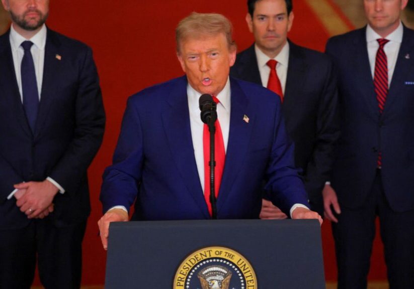 US President Trump announces on June 22: "A short time ago, the U.S. military carried out massive precision strikes on the three key nuclear facilities in the Iranian regime: Fordow, Natanz and Isfahan"