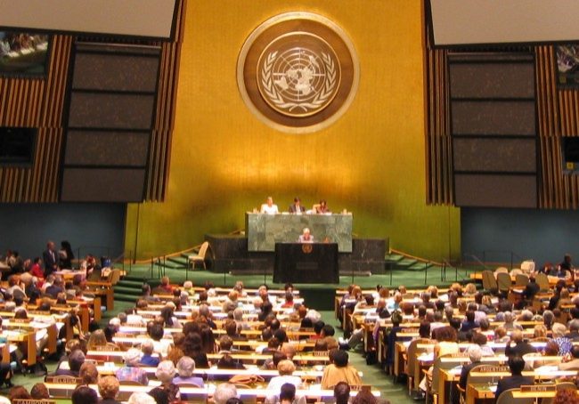 Drama at the UN